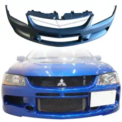 PP EVO9 Front Bumper > Mitsubishi Evolution EVO8 EVO9 2003-2006 image - 27