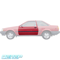 OEREP Steel OER Door (LEFT) > Toyota Corolla AE86 Trueno 1984-1987 image - 7