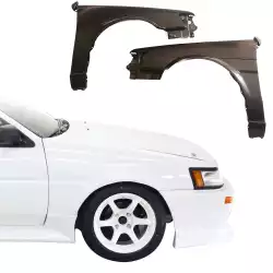 Steel OER Fenders (FRONT SET L R PAIR) > Toyota Corolla AE86 Levin 1984-1987 image - 4