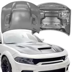 Steel SRT Redeye Style Hood > Dodge Charger 2015-2023 image - 13