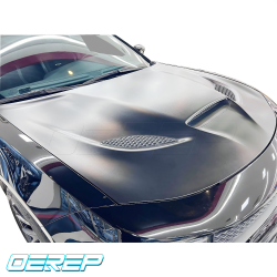 OEREP Steel SRT Hellcat 3-Scoop Hood > Dodge Charger 2015-2023 image - 2