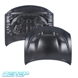 OEREP Steel SRT Hellcat 3-Scoop Hood > Dodge Charger 2015-2023 image - 3