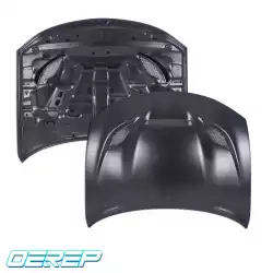 Steel SRT Hellcat 3-Scoop Hood > Dodge Charger 2015-2023 image - 3