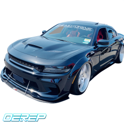 OEREP Steel SRT Hellcat 3-Scoop Hood > Dodge Charger 2015-2023 image - 11