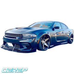 OEREP Steel SRT Hellcat 3-Scoop Hood > Dodge Charger 2015-2023 image - 16