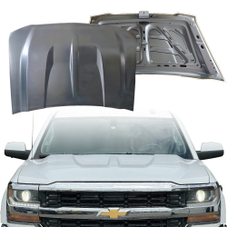 OEREP Steel 1500 Hood > Chevrolet Silverado 1500 2014-2019 image - 1