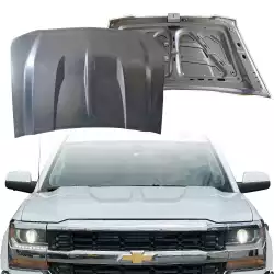 Steel 1500 Hood > Chevrolet Silverado 1500 2014-2019 image - 1