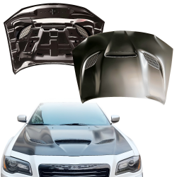 OEREP Steel SRT Hellcat 3-Scoop Hood > Chrysler 300C 2015-2023 image - 16