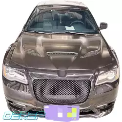 Steel SRT Hellcat 3-Scoop Hood > Chrysler 300C 2015-2023 image - 3
