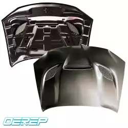 Steel SRT Hellcat 3-Scoop Hood > Chrysler 300C 2015-2023 image - 4