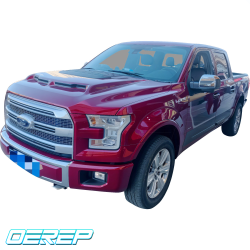 OEREP Steel GT500 Style Hood W/ Air Vent Scoop Hood > Ford F150 2015-2020 image - 12