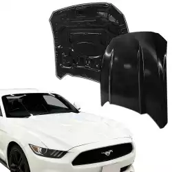 Steel COWL Hood > Ford Mustang 2015-2017 image - 13