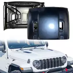 Steel JL Rubicon Style Hood > Jeep Wrangler JL 2019-2024 image - 25