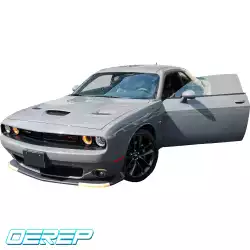 Steel SRT Hellcat 3-Scoop Hood > Dodge Challenger 2008-2023 image - 34