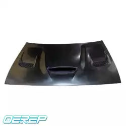 Steel SRT Hellcat 3-Scoop Hood > Dodge Challenger 2008-2023 image - 3
