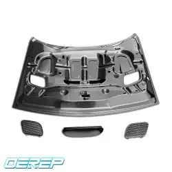 Steel SRT Hellcat 3-Scoop Hood > Dodge Challenger 2008-2023 image - 22