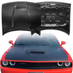 Steel SRT Style Hood > Dodge Challenger 2008-2023 image - 13