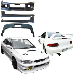 VSaero FRP SYM Body Kit 4pc for Subaru Impreza (GC8) 1993-2001 > 2/4dr image - 3