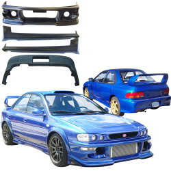 VSaero FRP SYM Body Kit 4pc for Subaru Impreza (GC8) 1993-2001 > 2/4dr image - 1
