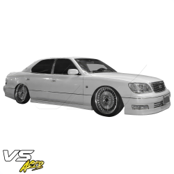 VSaero FRP FKON Side Skirts for Lexus LS400 UCF21 1998-2000 image - 14