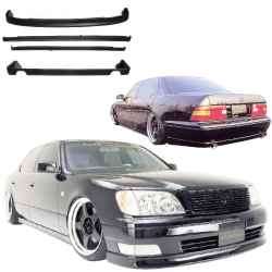 VSaero FRP FKON Body Kit 4pc for Lexus LS400 UCF21 1998-2000 image - 1