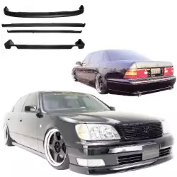 FRP FKON Body Kit 4pc > Lexus LS400 UCF21 1998-2000 image - 1