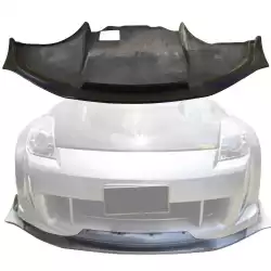 FRP AMU Front Bumper Diffuser > Nissan 350Z (Z33) 2003-2008 image - 1