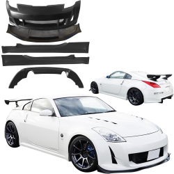 VSaero FRP AMU Body Kit 5pc for Nissan 350Z (Z33) 2003-2008 image - 4
