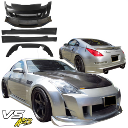 VSaero FRP AMU Body Kit 5pc for Nissan 350Z (Z33) 2003-2008 image - 2