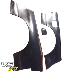 VSaero FRP MSPO Wide Body Fenders (rear) w Gas Cap 50mm for Nissan 240SX 1989-1994 > 3dr Hatch image - 3