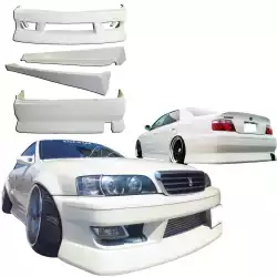 FRP BSPO Body Kit 4pc > Toyota Chaser (JZX100) 1997-2000 image - 3