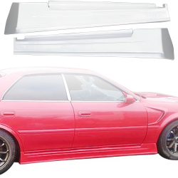VSaero FRP TRAU Side Skirts for Toyota Chaser (JZX100) 1997-2000 image - 1