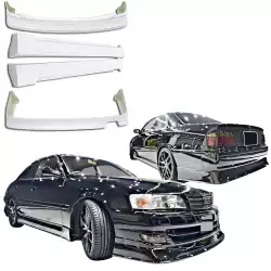 FRP TRAU Late Lip Body Kit 4pc > Toyota Chaser (JZX100) 1999-2000 image - 1