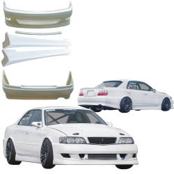 VSaero FRP URA vL Body Kit 4pc for Toyota Chaser (JZX100) 1997-2000 image - 4