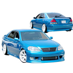 VSaero FRP VERT Body Kit 4pc for Toyota Mark II (JZX110) 2001-2007 image - 1