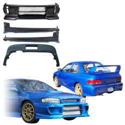 VSaero FRP DLUC Body Kit 4pc for Subaru Impreza (GC8) 1993-2001 > 2/4dr image - 3