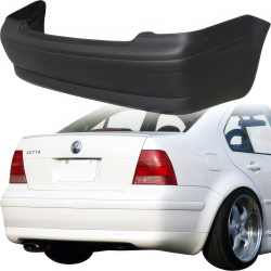 VSaero FRP CARA Rear Bumper for Volkswagen Jetta MK4 1999-2004 image - 6
