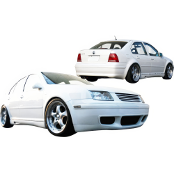 VSaero FRP CARA Body Kit 4pc for Volkswagen Jetta MK4 1999-2004 image - 1