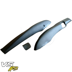 VSaero FRP TRDE Wide Body Fenders (rear) w Gas Cap 3pc for Toyota MR2 (SW20) 1991-1995 image - 2