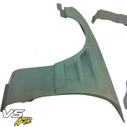 VSaero FRP DMA D1 Wide Body 30mm Fenders (front) for Nissan 240SX (S14) 1995-1996 image - 2
