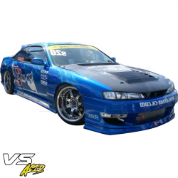 VSaero FRP DMA D1 Wide Body 30mm Fenders (front) for Nissan 240SX (S14) 1997-1998 image - 18
