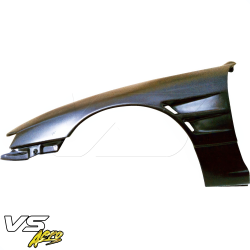 VSaero FRP DMA D1 Wide Body 30mm Fenders (front) for Nissan 240SX (S14) 1997-1998 image - 5