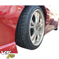 VSaero FRP DMA D1 Wide Body 30mm Fenders (front) for Nissan 240SX (S14) 1997-1998 image - 15