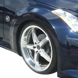 VSaero FRP IDES Havoc Wide Body Fenders Flares (front) for Nissan 350Z (Z33) 2003-2008 image - 1