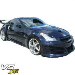 VSaero FRP IDES Havoc Wide Body Fenders Flares (front) for Nissan 350Z (Z33) 2003-2008 image - 2