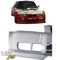 VSaero FRP RIEG DTM Wide Body Front Bumper for BMW 318i 325i (E36) 1992-1998 > 2dr Coupe image - 25