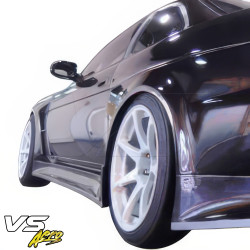 VSaero FRP VERT RIG Wide Body Side Skirts for Lexus SC300 1992-2000 image - 4