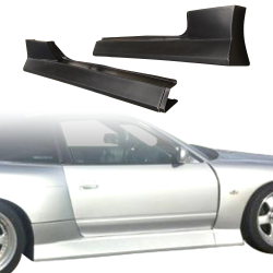 VSaero FRP BSPO Blister Wide Body Side Skirts for Nissan 240SX 1989-1994 > 2/3dr image - 1