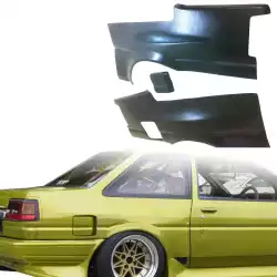 FRP ORI Wide Body Fenders (rear) 40mm > Toyota Corolla (AE86) 1984-1987 > 2dr Coupe image - 22