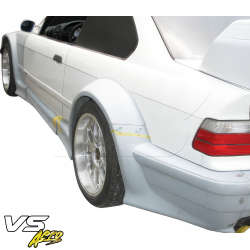 VSaero FRP RIEG DTM Wide Body Fender Flares (rear) 70mm for BMW 318i 325i (E36) 1992-1998 > 2dr Coupe image - 19